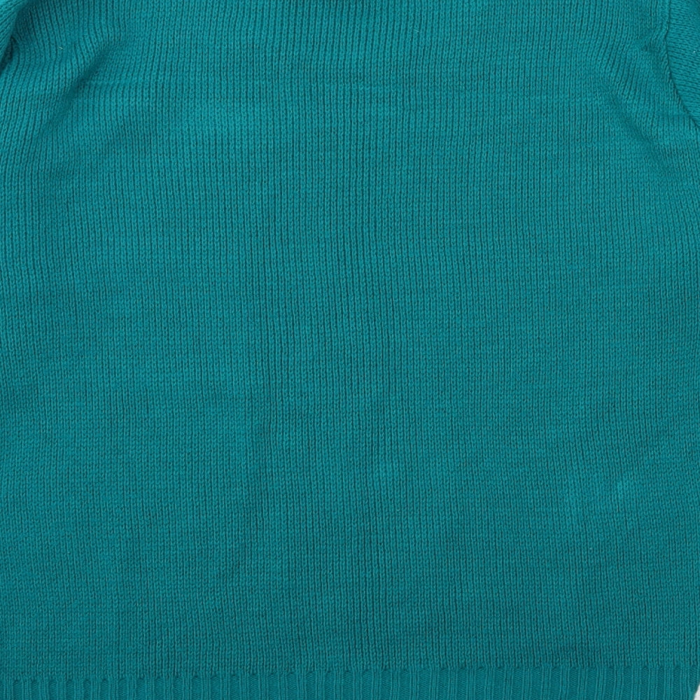 Pure & natural Womens Green  Knit Pullover Jumper Size S  - penguin