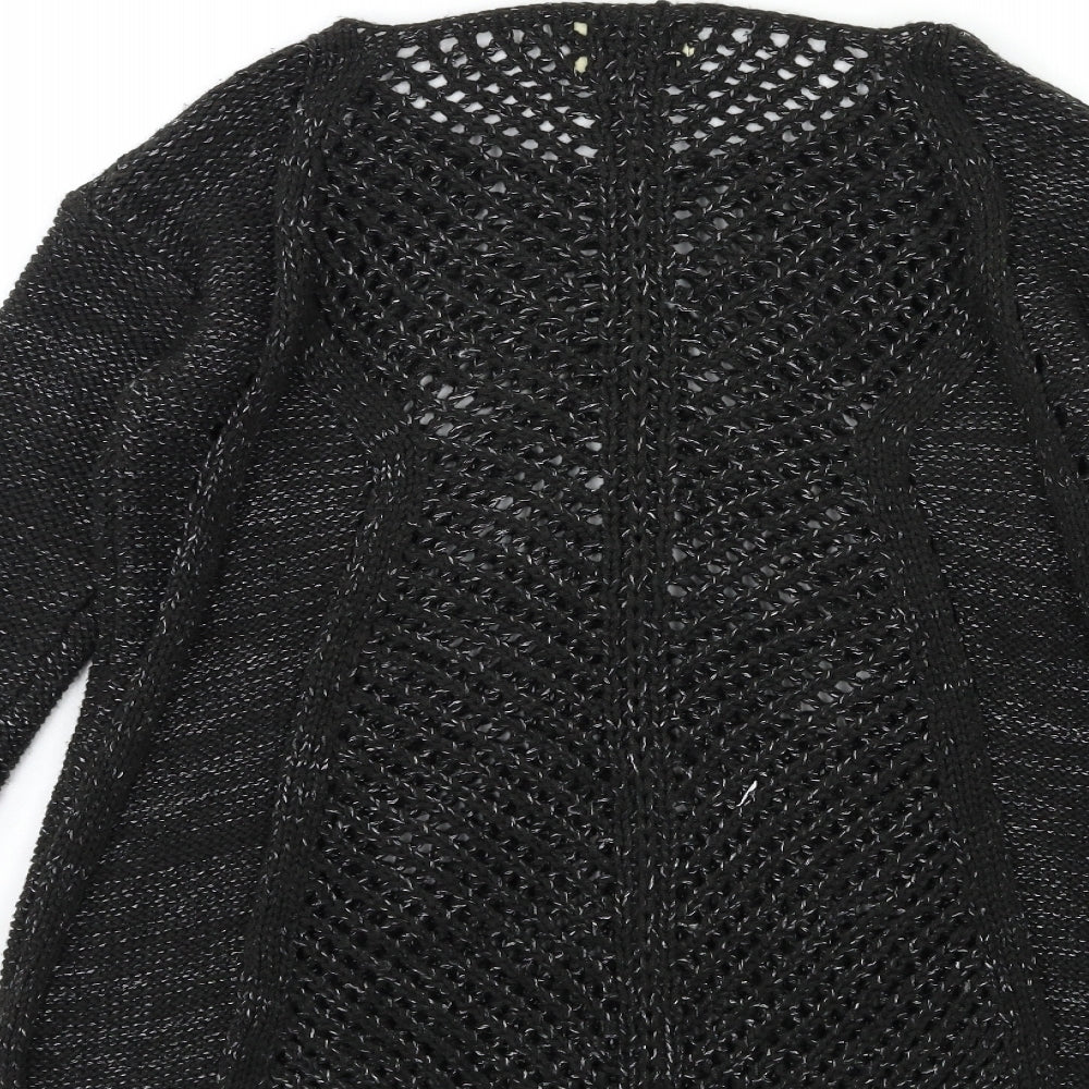 Papaya Womens Black  Knit Pullover Jumper Size 8