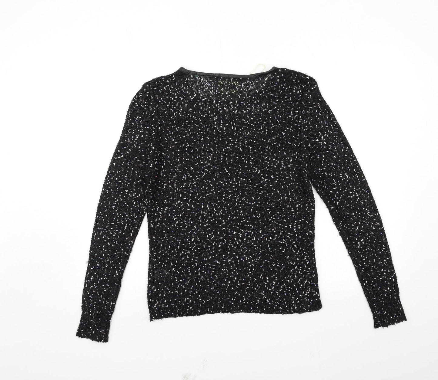 PARISIAN SIGNATURE Womens Black  Knit Pullover Jumper Size S