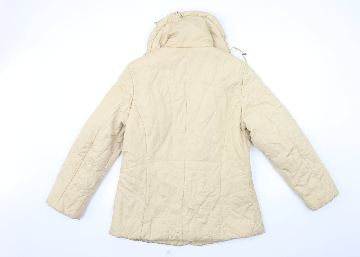 Gerry Weber Womens Beige   Puffer Jacket Coat Size 14