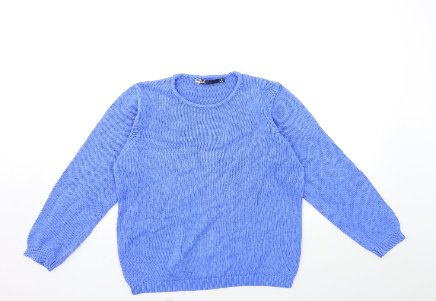 ISLE Womens Blue  Knit Pullover Jumper Size 10