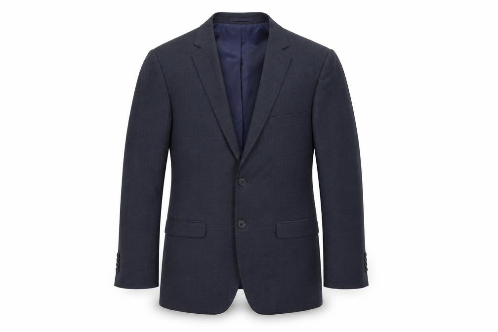 Taylor & Wright Mens Blue Striped  Jacket Suit Jacket Size 40