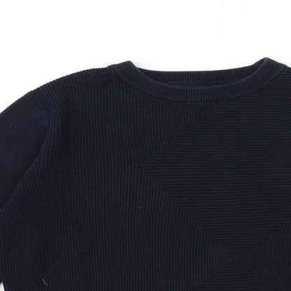 Next Mens Blue  Knit Pullover Jumper Size S