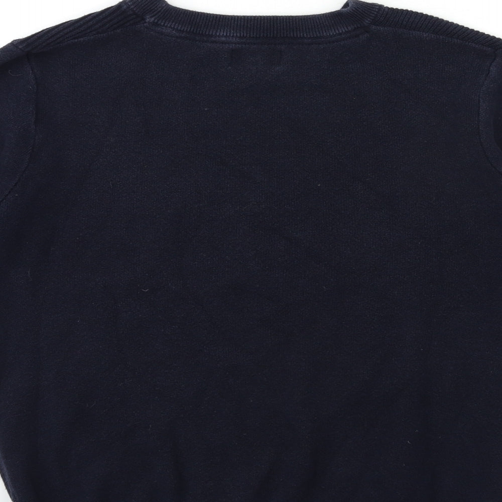NEXT Mens Blue  Knit Pullover Jumper Size S