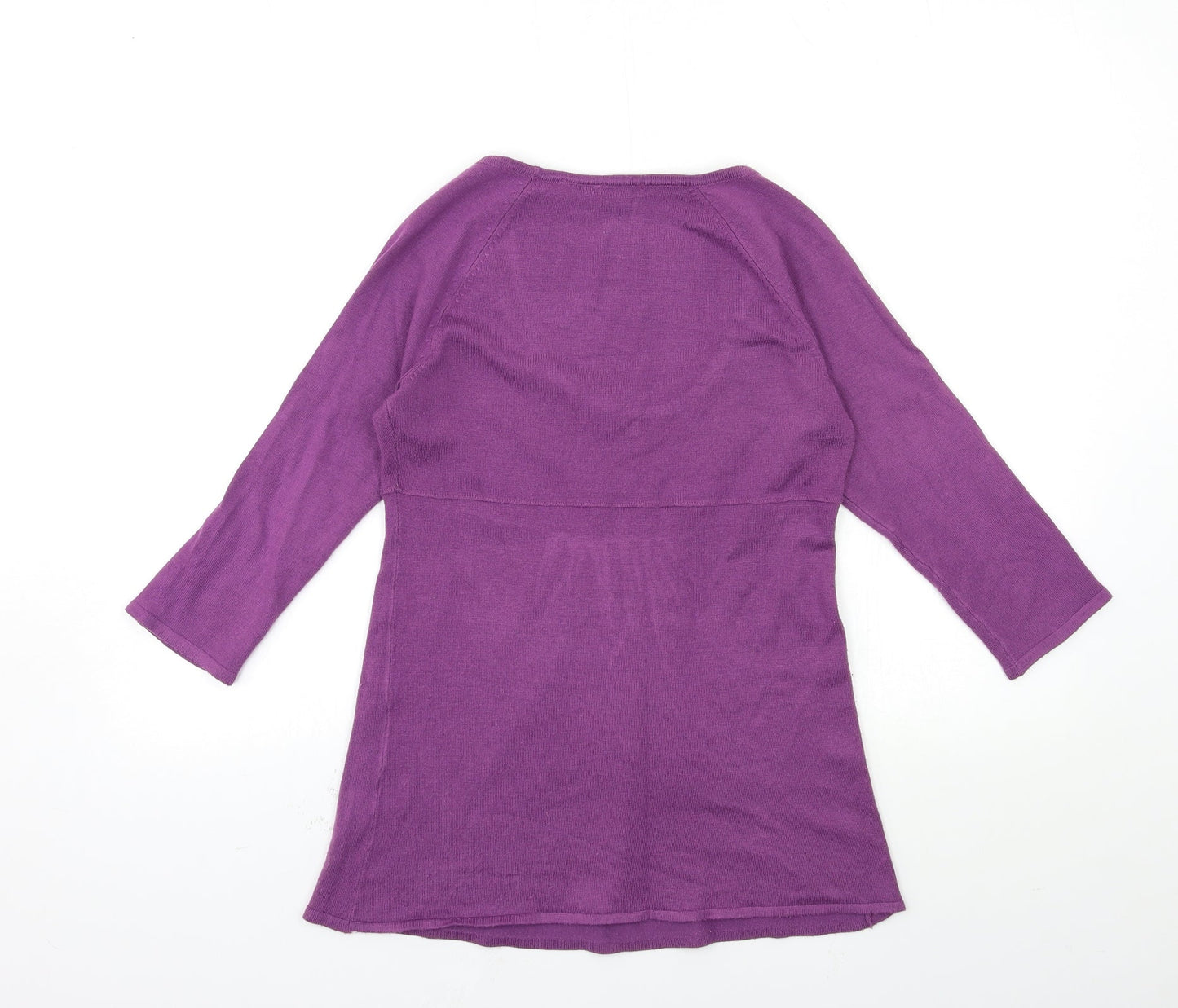 La Redoute Womens Purple  Knit Pullover Jumper Size 10