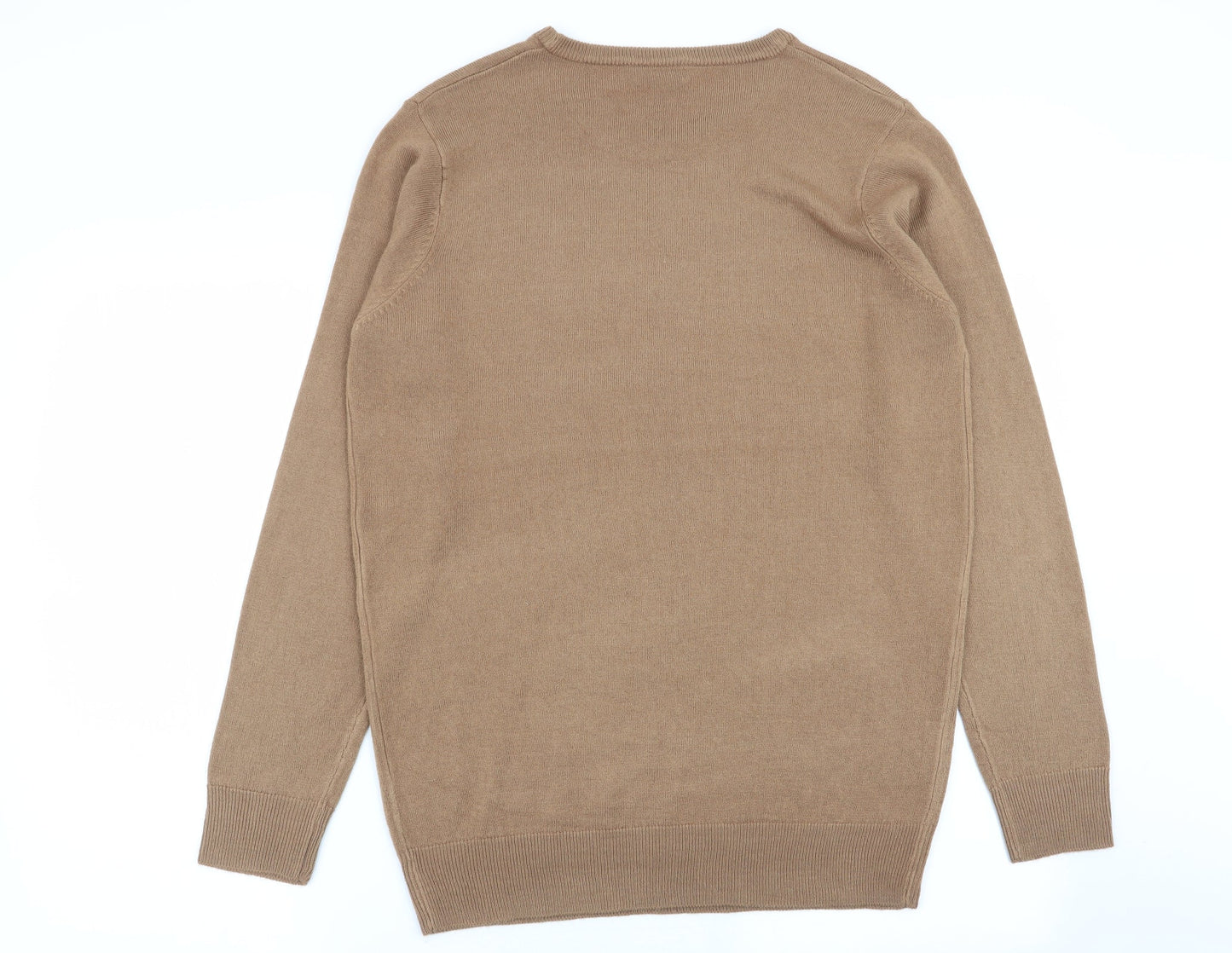 pep and co Mens Brown   Pullover Jumper Size M