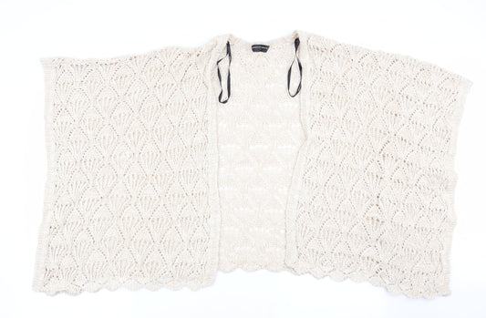 Dorothy Perkins Womens Beige   Cardigan Jumper Size M