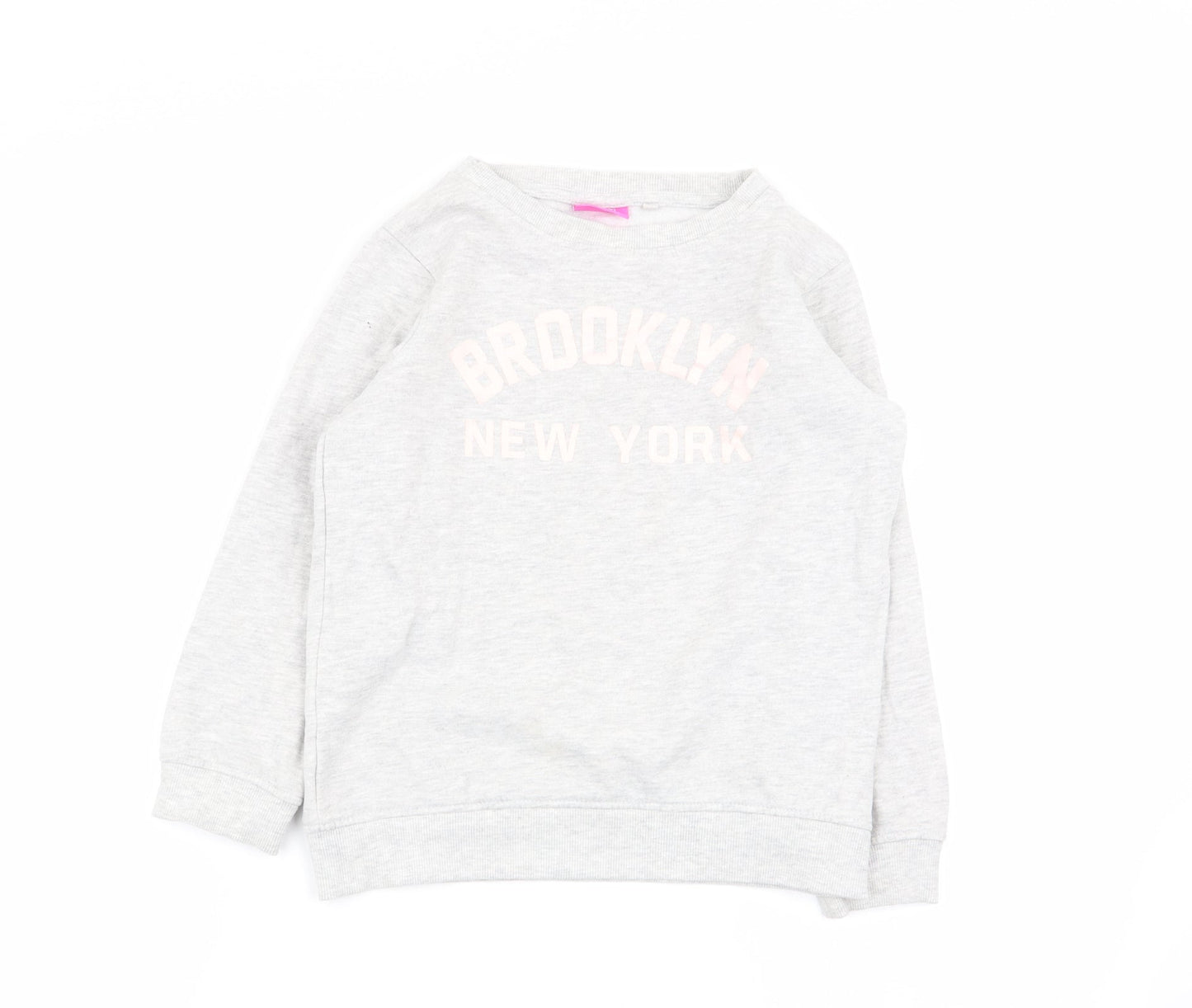 NEXT Girls Grey   Pullover Jumper Size 8 Years