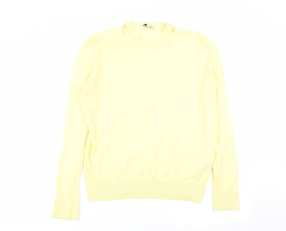 Warehouse Womens Yellow   Pullover Jumper Size 10
