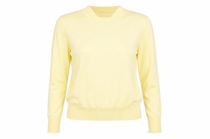 Warehouse Womens Yellow   Pullover Jumper Size 10