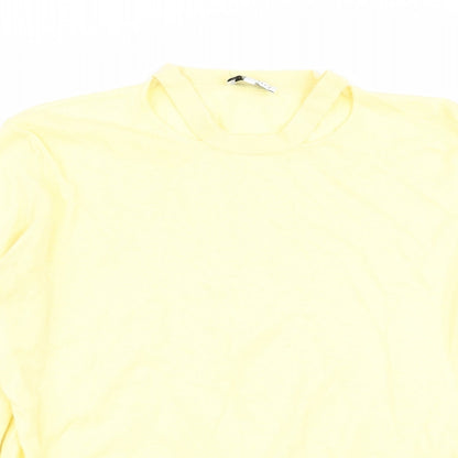 Warehouse Womens Yellow   Pullover Jumper Size 10