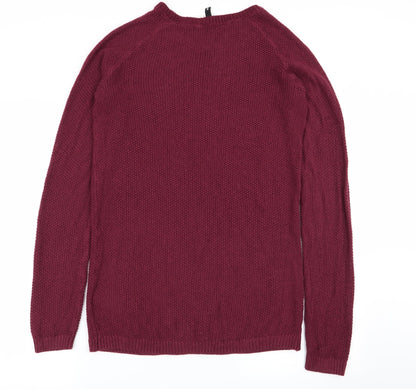 Divided by H&M Mens Red   Pullover Jumper Size S