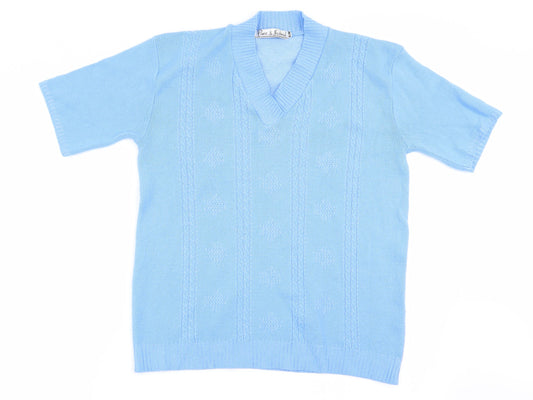 pure&natural Womens Blue   Pullover Jumper Size S