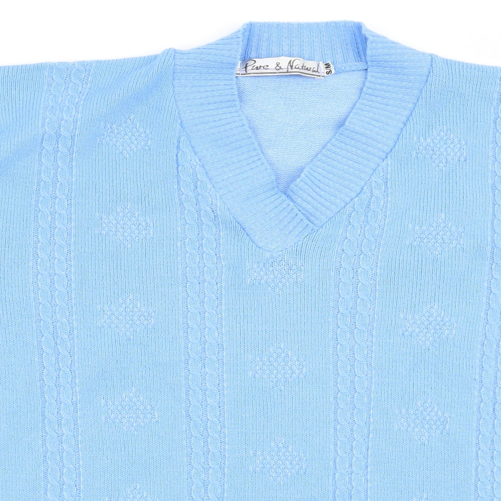 pure&natural Womens Blue   Pullover Jumper Size S