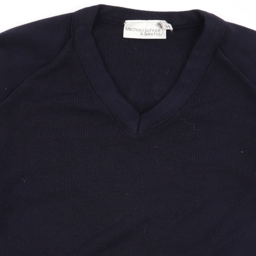 Michael Sehgal & Sons Ltd. Mens Blue   Pullover Jumper Size S