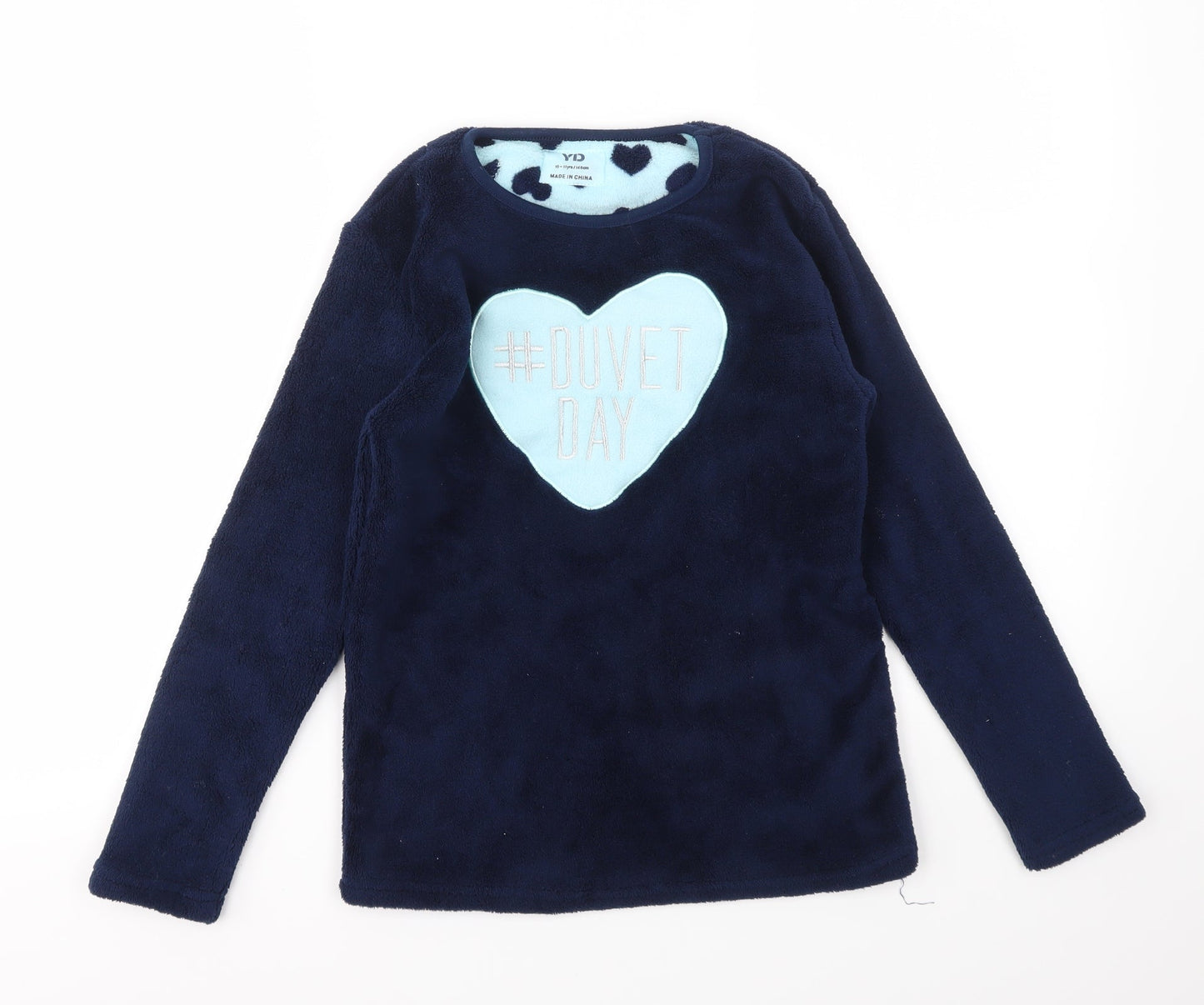 YD Girls Blue   Top Pyjama Top Size 10-11 Years