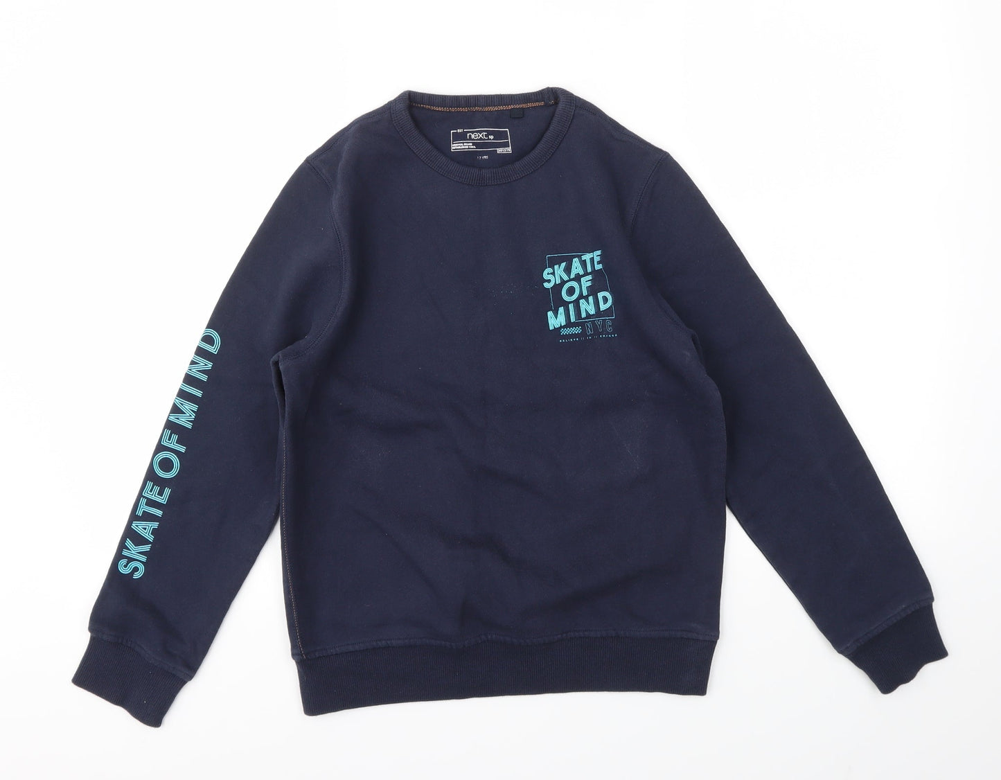 NEXT Boys Blue   Pullover Jumper Size 12 Years