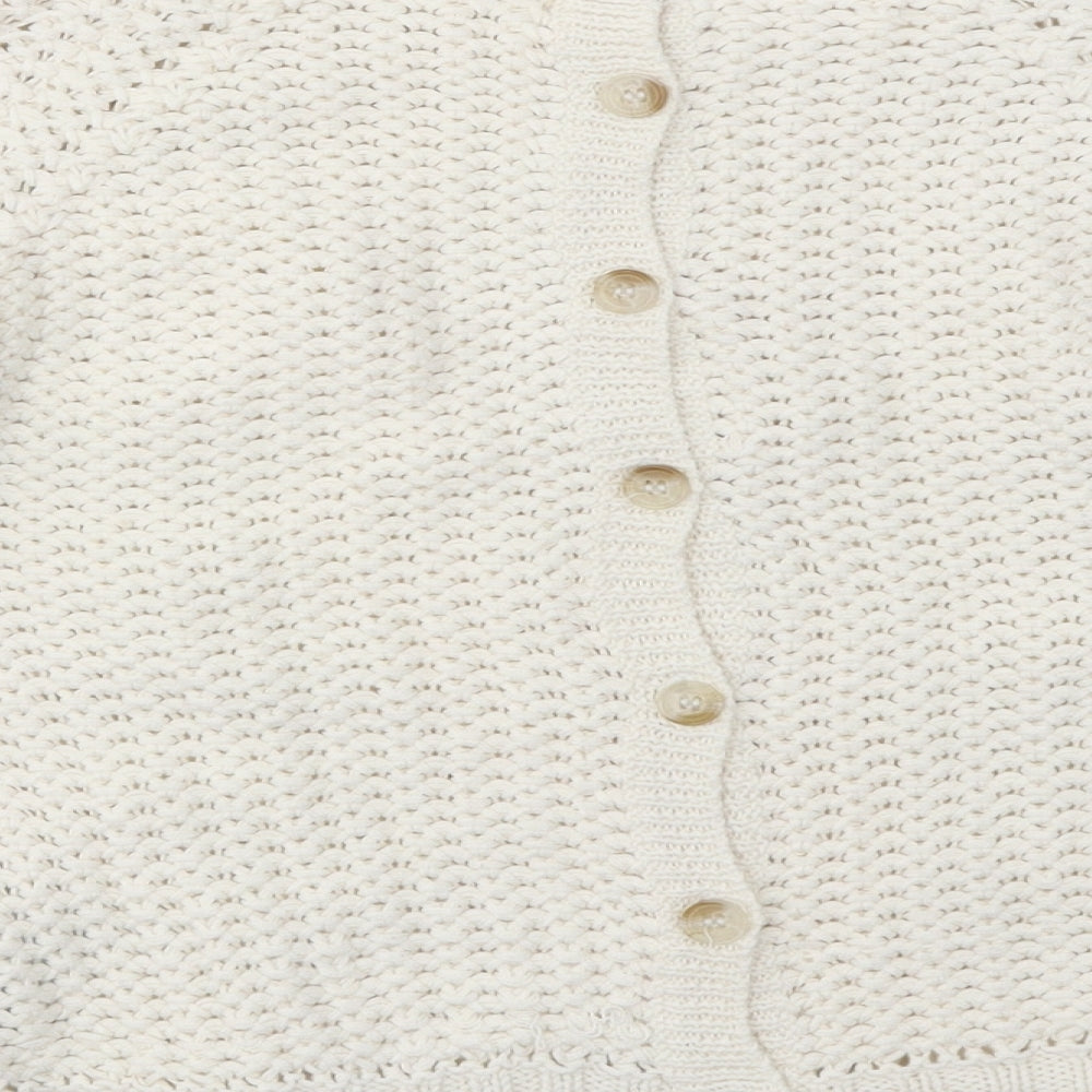 Zara Womens Ivory   Pullover Jumper Size S