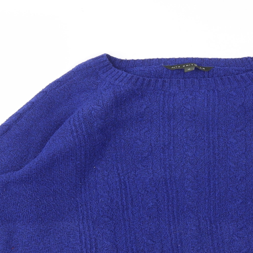 Bonmarché Womens Blue   Pullover Jumper Size 12
