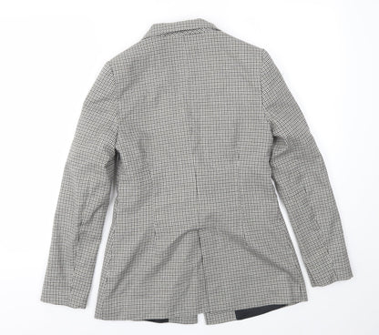 New Look Womens Multicoloured Geometric  Jacket Blazer Size 6