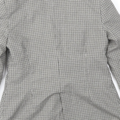 New Look Womens Multicoloured Geometric  Jacket Blazer Size 6
