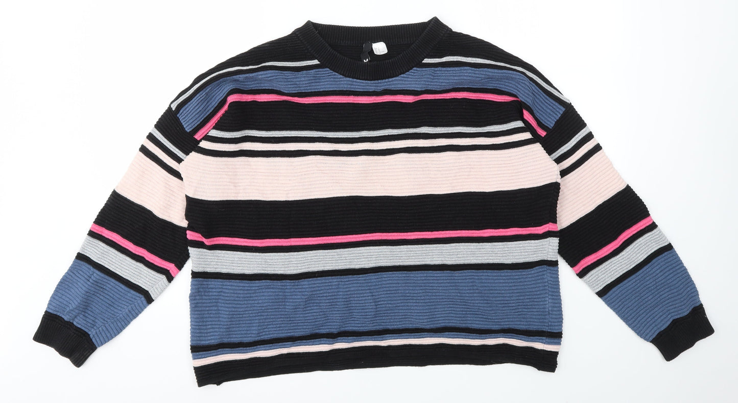 H&M Womens Multicoloured Polka Dot  Pullover Jumper Size M
