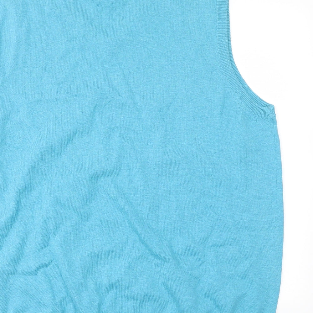 Matalan Mens Blue   Vest Sweatshirt Size 2XL