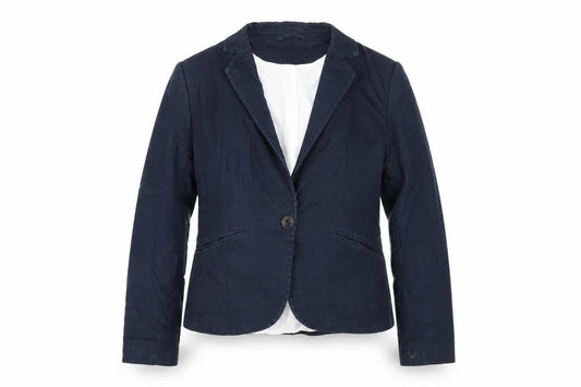H&M Womens Blue   Jacket Suit Size 6