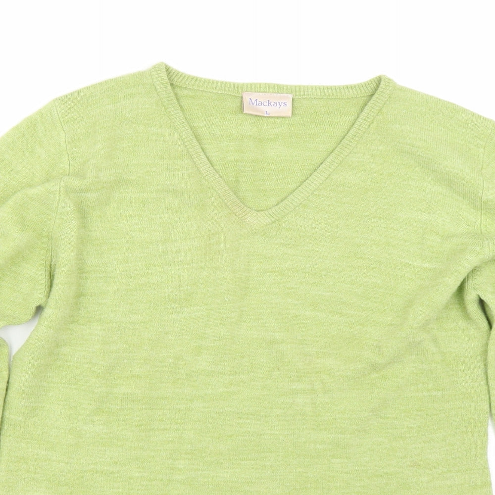 Mackays Womens Green   Pullover Jumper Size L
