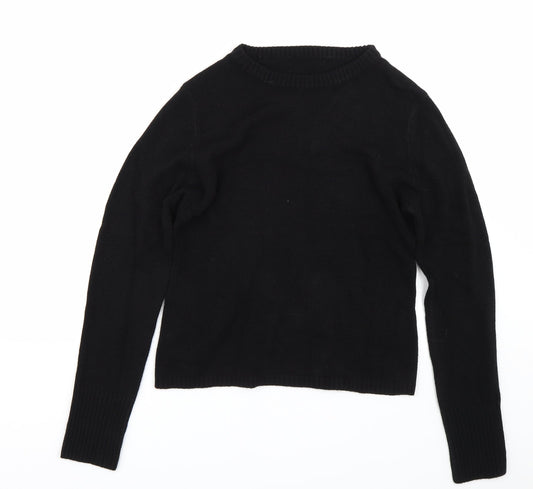 Preworn Womens Black   Pullover Jumper Size M