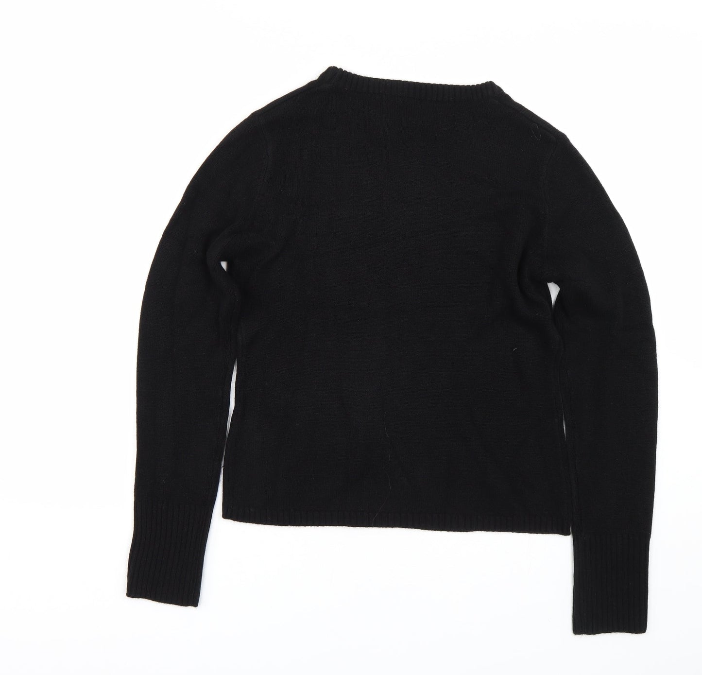 Preworn Womens Black   Pullover Jumper Size M