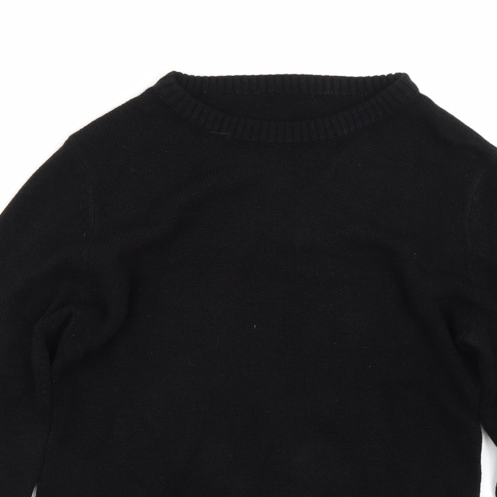 Preworn Womens Black   Pullover Jumper Size M