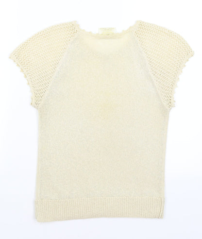 Emreco Womens Gold   Basic T-Shirt Size S