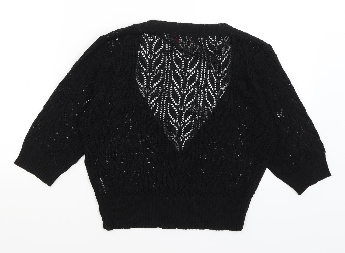 Ses Womens Black   Cardigan Jumper Size 14