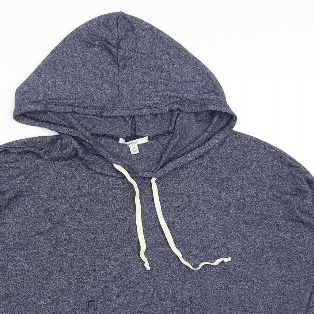 Acemi Womens Blue   Pullover Hoodie Size M