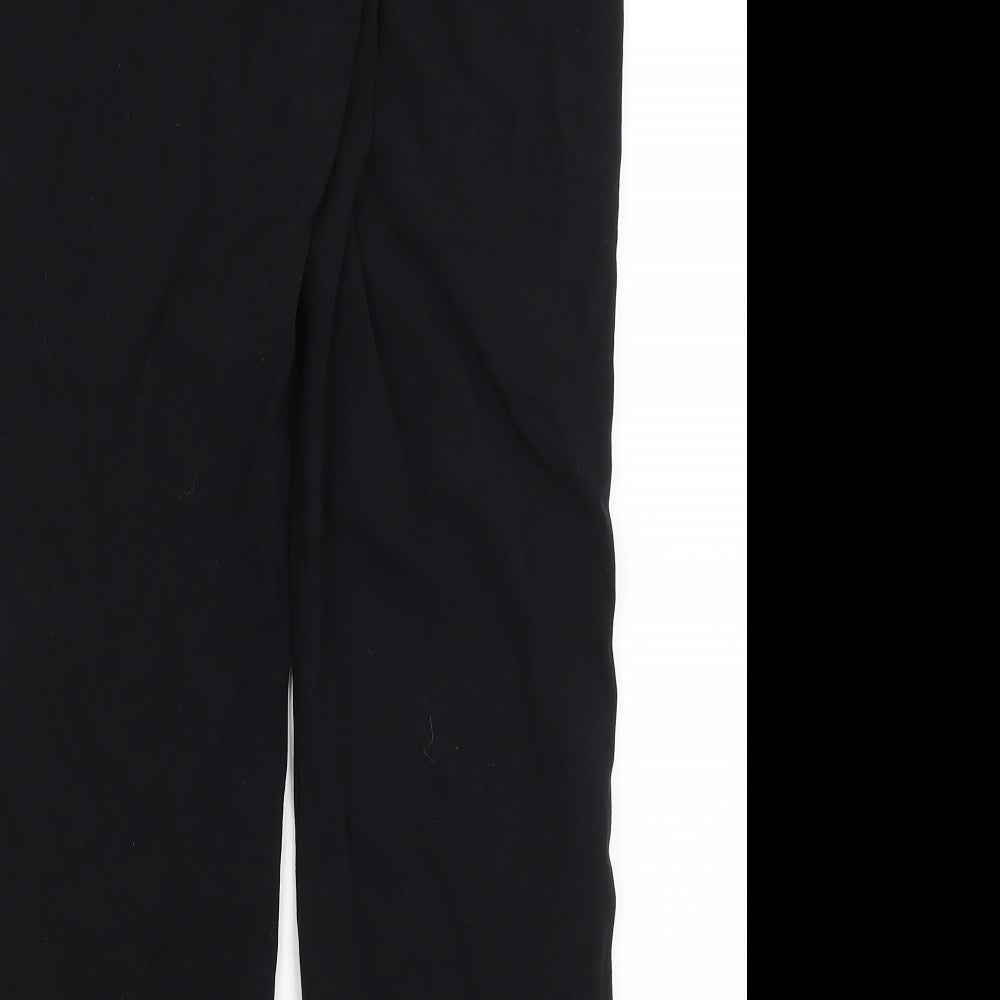 M&S Womens Black   Dress Pants Trousers Size 10 L28 in