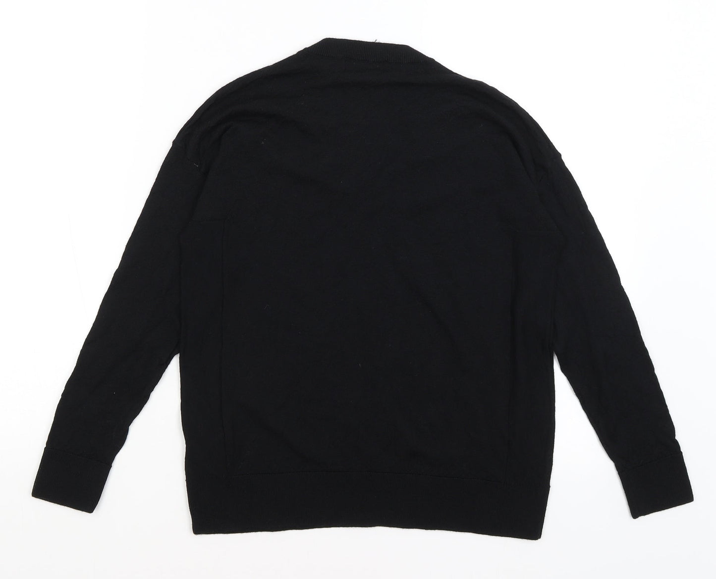 M7S Womens Black   Pullover Jumper Size S