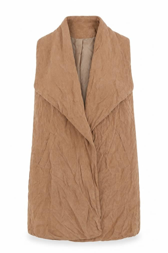 Ravi Famous Womens Brown   Vest Jumper Size 10