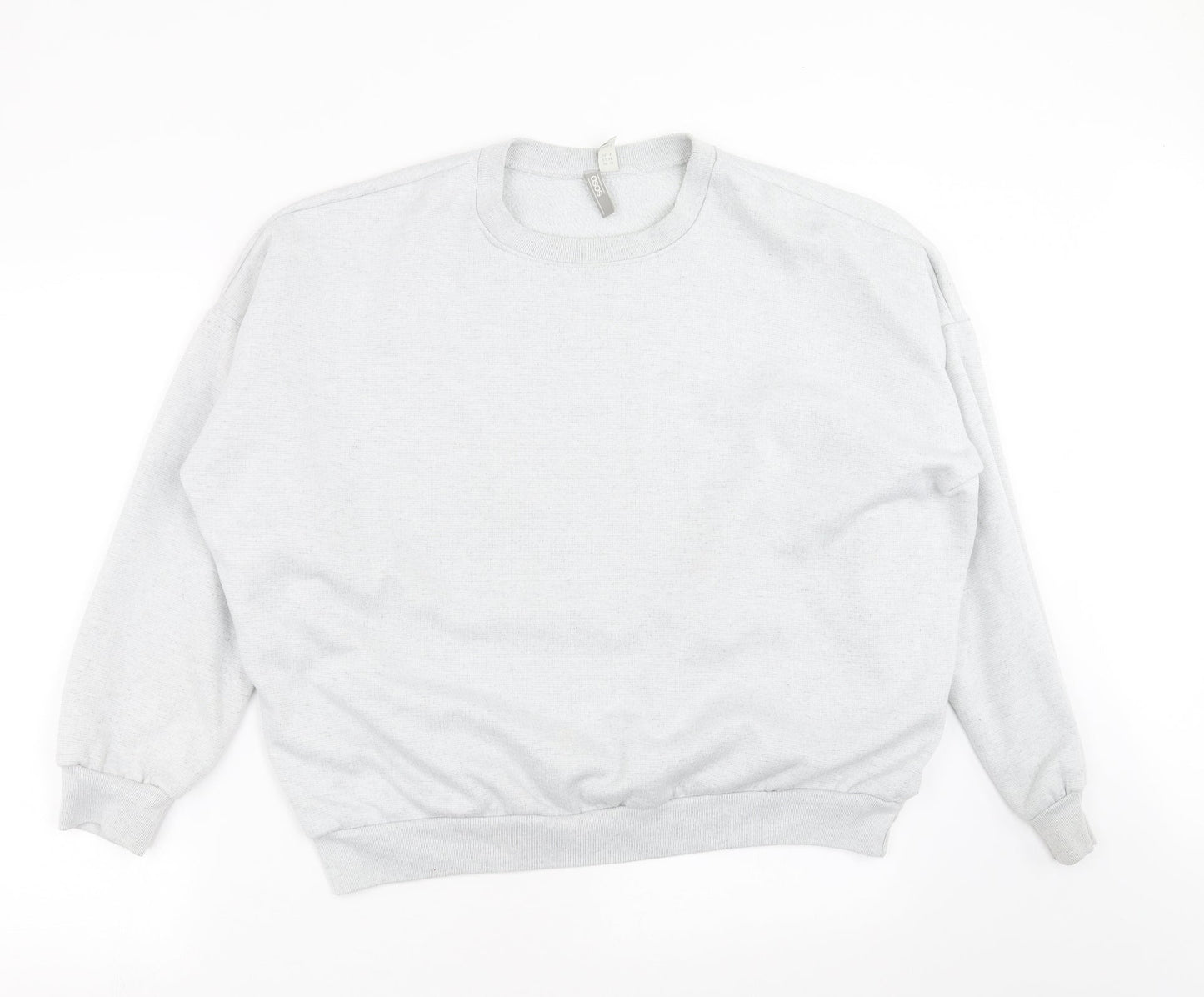 ASOS Womens Grey   Pullover Sweatshirt Size 10