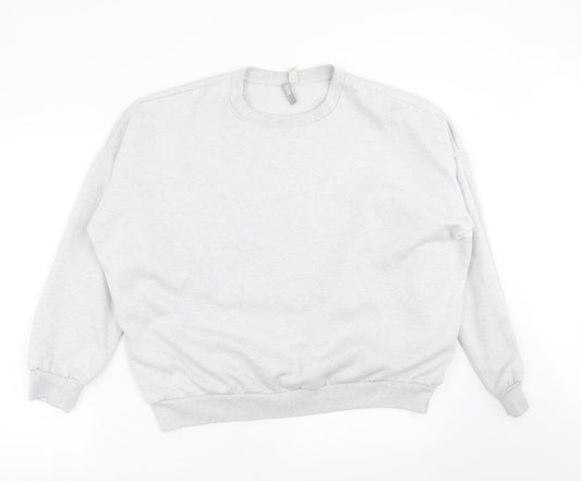 ASOS Womens Grey   Pullover Sweatshirt Size 10