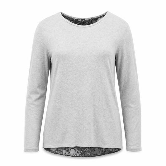 La Redoute  Womens Grey  Knit Pullover Jumper Size 18  - Lace Hem