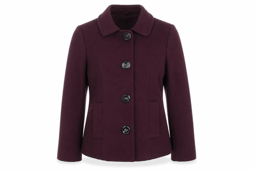 M&Co Womens Purple Striped  Jacket  Size 12