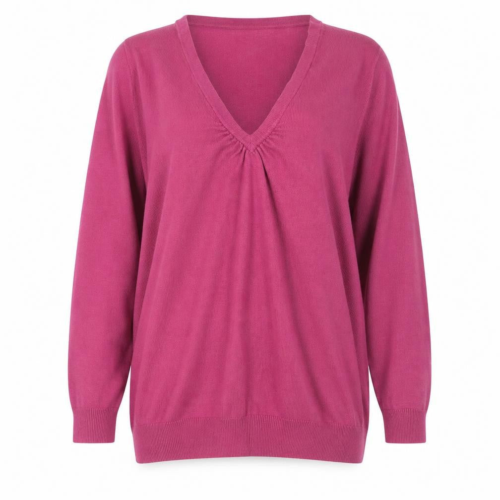 Marks & Spencer Womens Purple  Knit Pullover Jumper Size 10