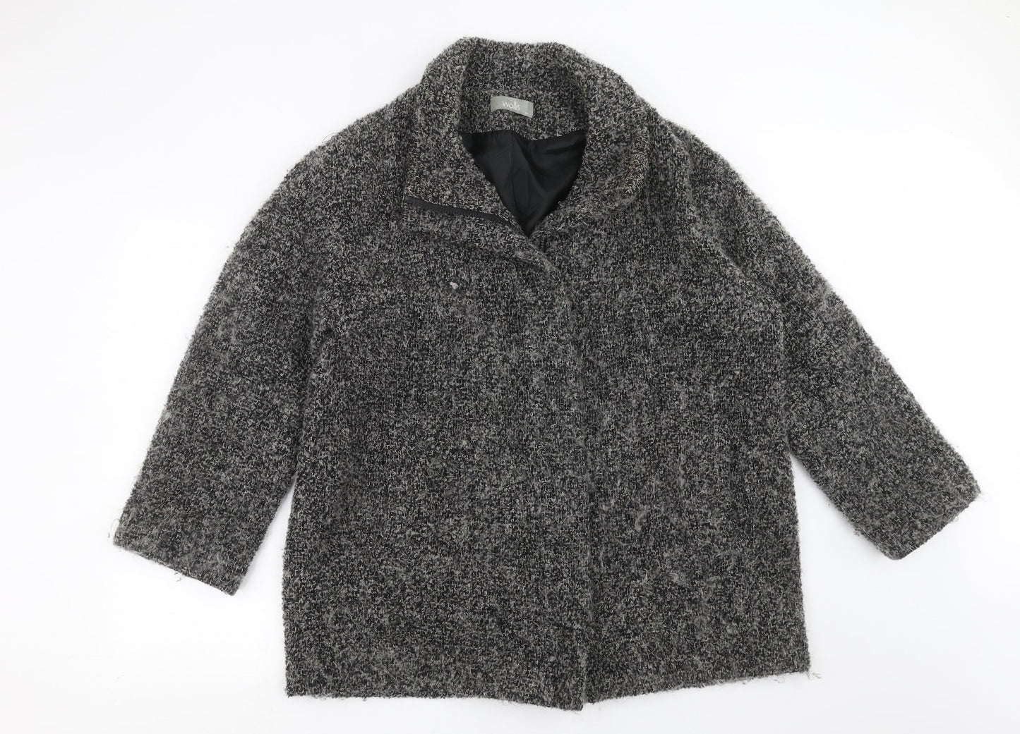 Wallis Womens Grey   Jacket Coat Size M