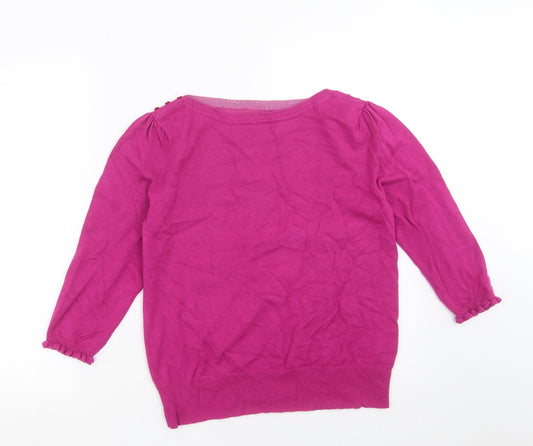 M&Co Womens Purple   Pullover Jumper Size 14