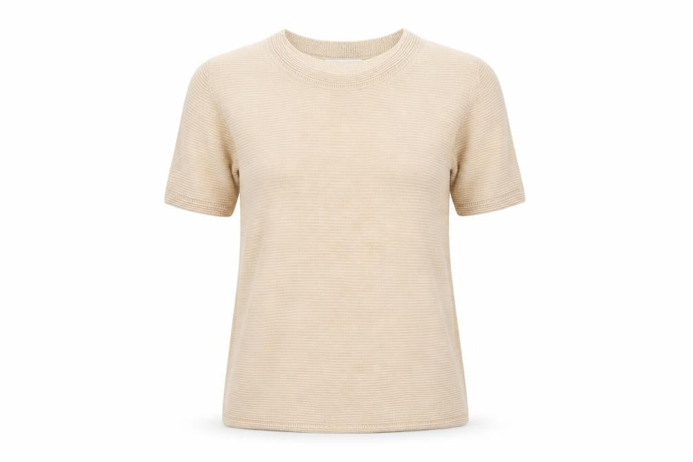 Marks & Spencer Womens Beige  Knit Pullover Jumper Size 12