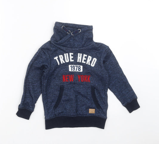 H&M Boys Blue   Pullover Sweatshirt Size 2-3 Years  - hero