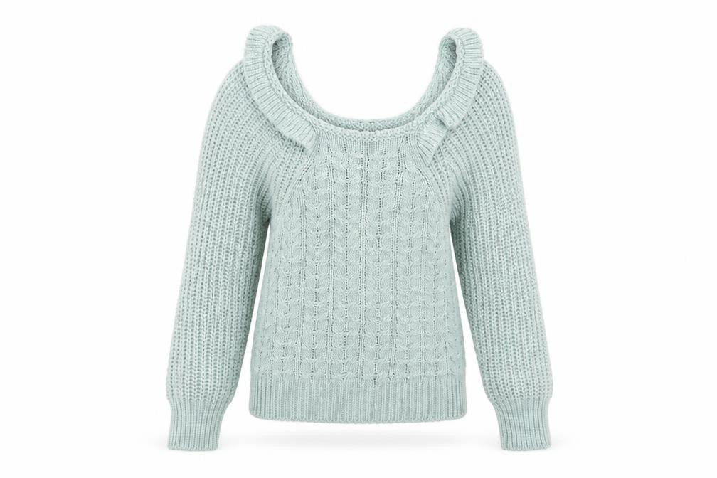 Boohoo Womens Grey  Knit Pullover Jumper Size S