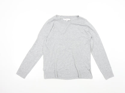 Next Womens Grey  Knit Pullover Jumper Size 10