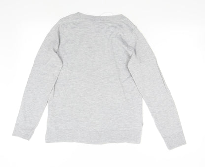 Next Womens Grey  Knit Pullover Jumper Size 10